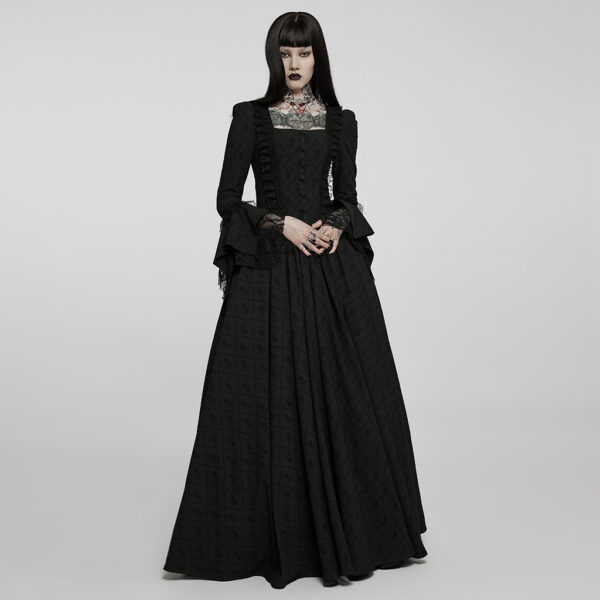 Gothic Thorn Rose Gown