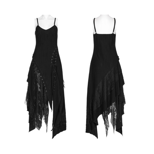 Gothic Decadent Splicing Lace Dress - Image 5