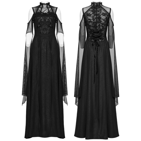 Gothic Darkness Lace Dress - Image 5