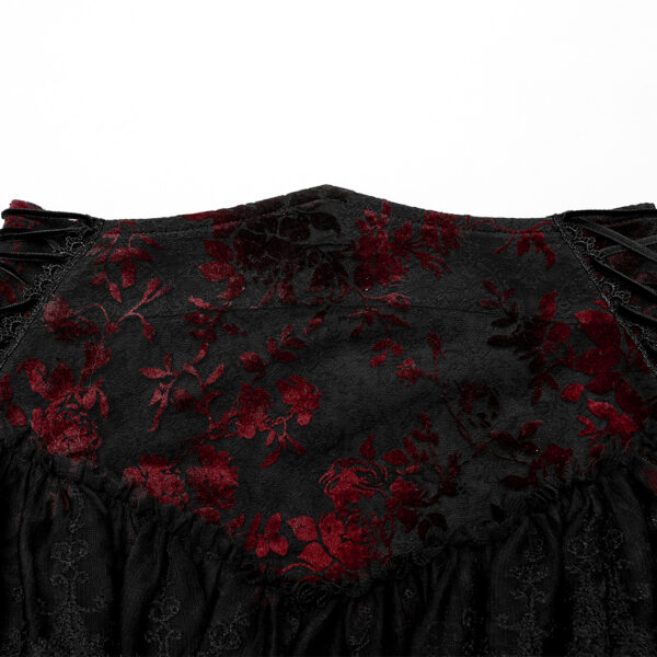 Gothic Lace Flocking Skirt - Image 16