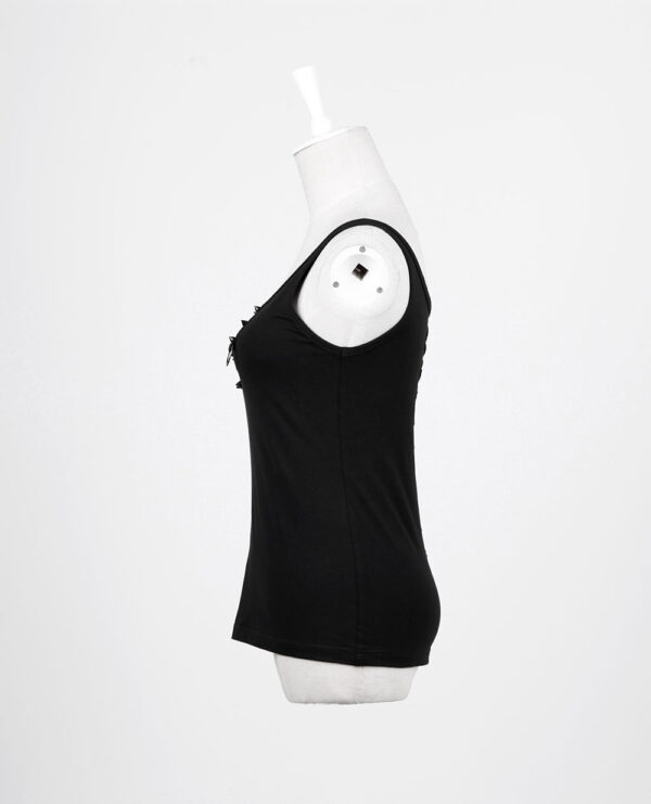 Sleeveless Black Punk T-Shirt - Image 6