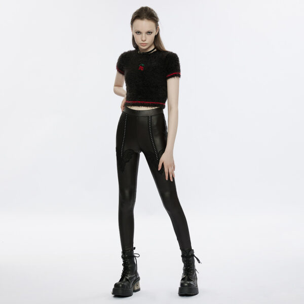 Punk Cherry Skull Crop Sweater - Image 4