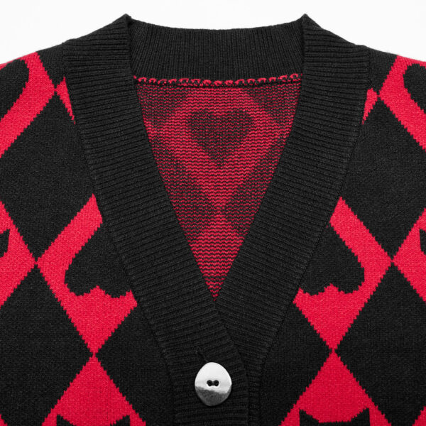 Gothic Dark Diamond Weaving Sweater - Image 6