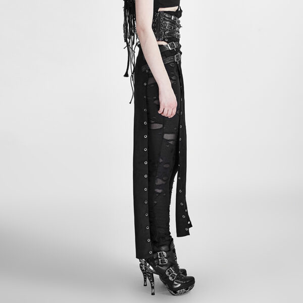 Punk Rave Woman High Waist Long Skirt - Image 2