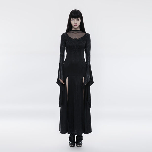 Gothic Split Long Dress