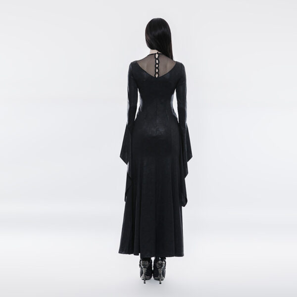 Gothic Split Long Dress - Image 3