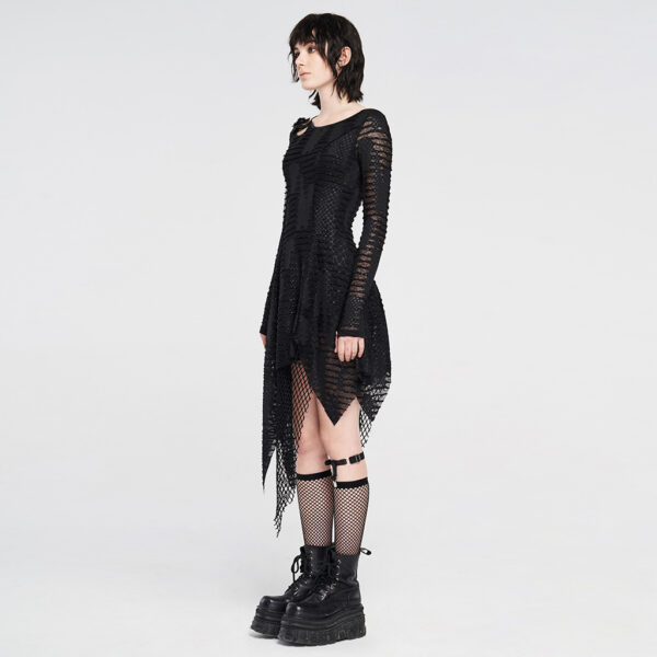 Dark Snakescale Shadow Flower Dress - Image 2