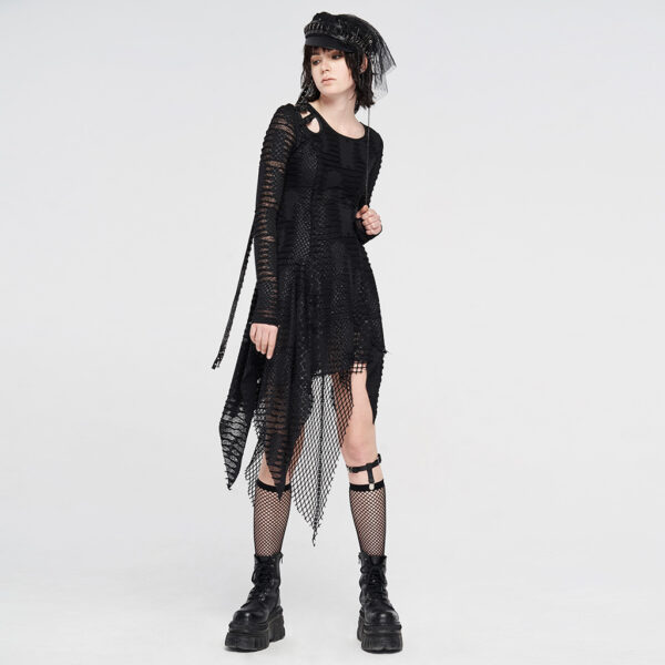 Dark Snakescale Shadow Flower Dress - Image 4