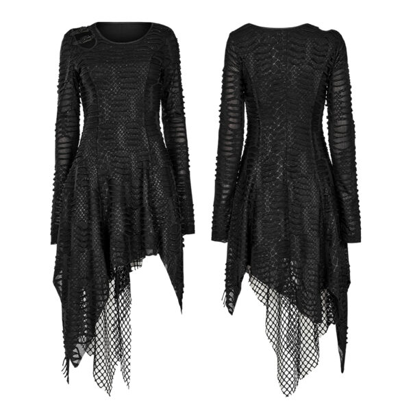 Dark Snakescale Shadow Flower Dress - Image 5