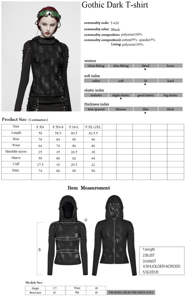 Gothic Long Sleeve T-Shirt - Image 10