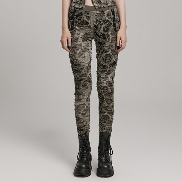 Decayed Style Design Punk Trousers