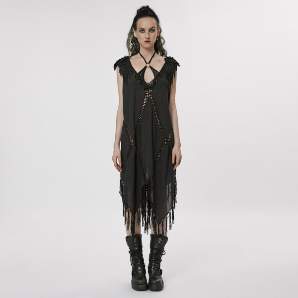 Darkness Woven Sleeveless Dress