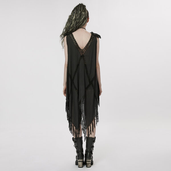 Darkness Woven Sleeveless Dress - Image 3