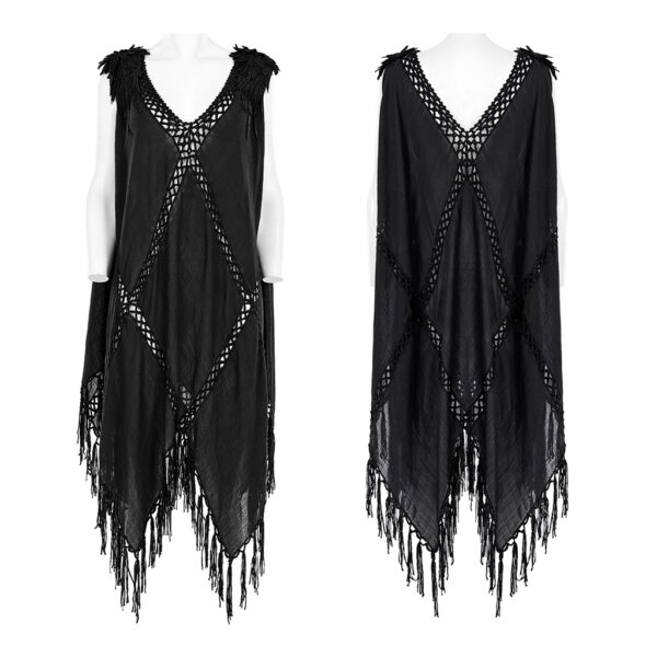 Darkness Woven Sleeveless Dress - Image 5