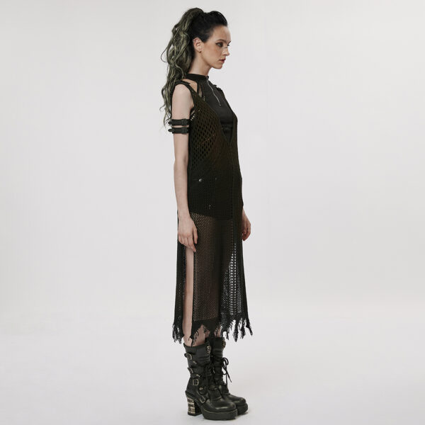 Post-Apocalyptic Tec Wear Style Knitted Dress - Image 2