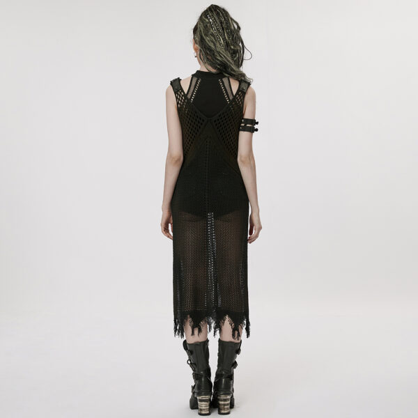 Post-Apocalyptic Tec Wear Style Knitted Dress - Image 3