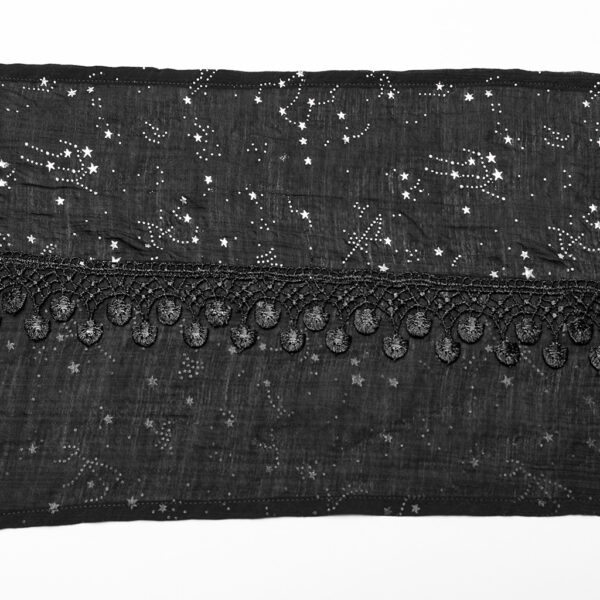 Starry Print Hooded Scarf - Image 8