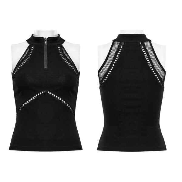 Punk Rave Halter-Neck Tank Top - Image 5