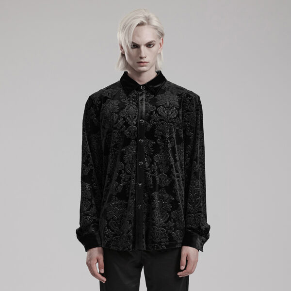 Eye-Catching Gothic Black Shirt