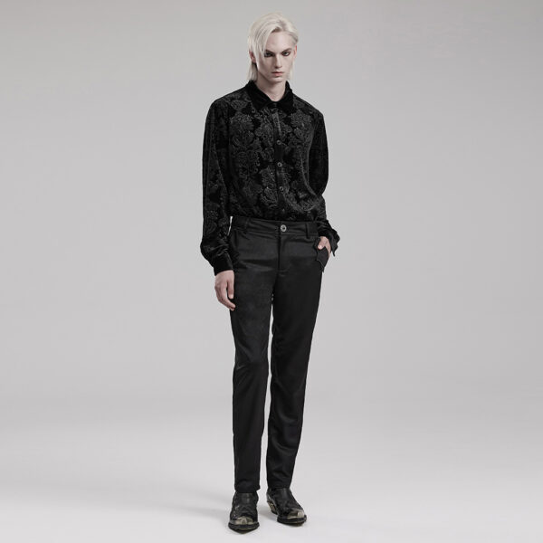 Eye-Catching Gothic Black Shirt - Image 4