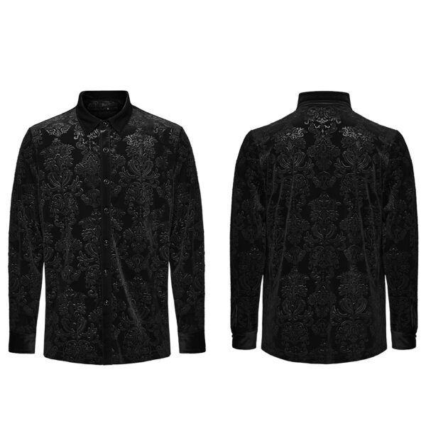 Eye-Catching Gothic Black Shirt - Image 5