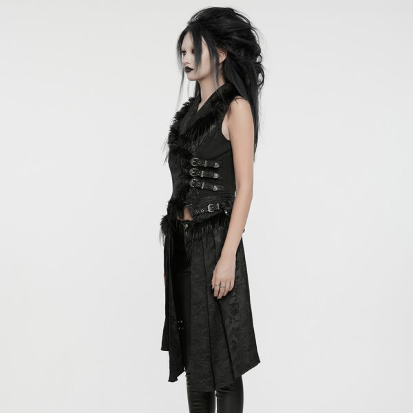 Gothic Gorgeous Fleece Waistcoat - Image 2