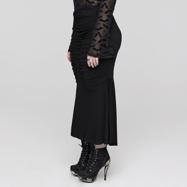 Goth Slim Fit Skirt - Image 3