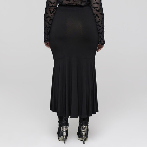 Goth Slim Fit Skirt - Image 2