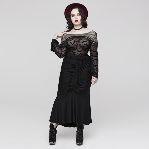 Goth Slim Fit Skirt - Image 4