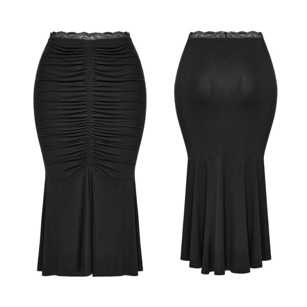 Goth Slim Fit Skirt - Image 5