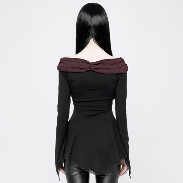 PUNK RAVE Gothic Gorgeous Long Sleeve Blouse - Image 3