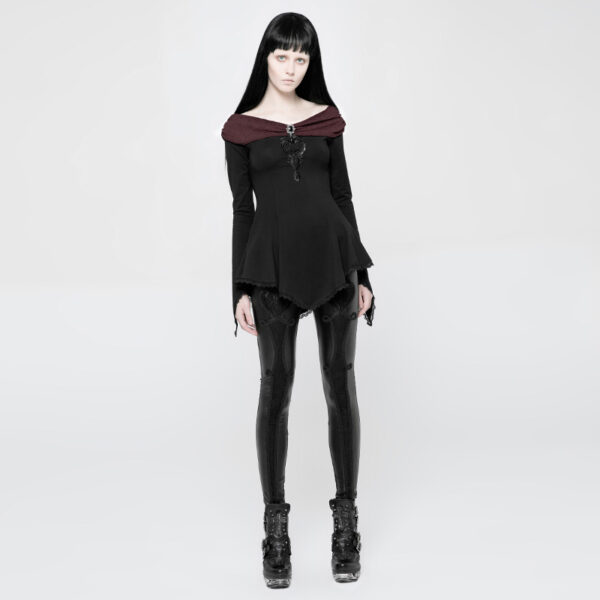 PUNK RAVE Gothic Gorgeous Long Sleeve Blouse - Image 4