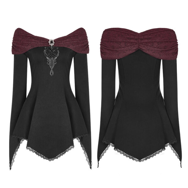 PUNK RAVE Gothic Gorgeous Long Sleeve Blouse - Image 5