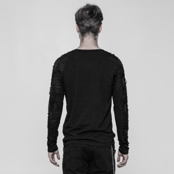 PUNK RAVE Black Long Sleeve Shirt - Image 3