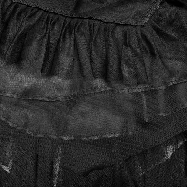 Lolita Ruffed Layered Tulle Splicing Punk Skirt - Image 6