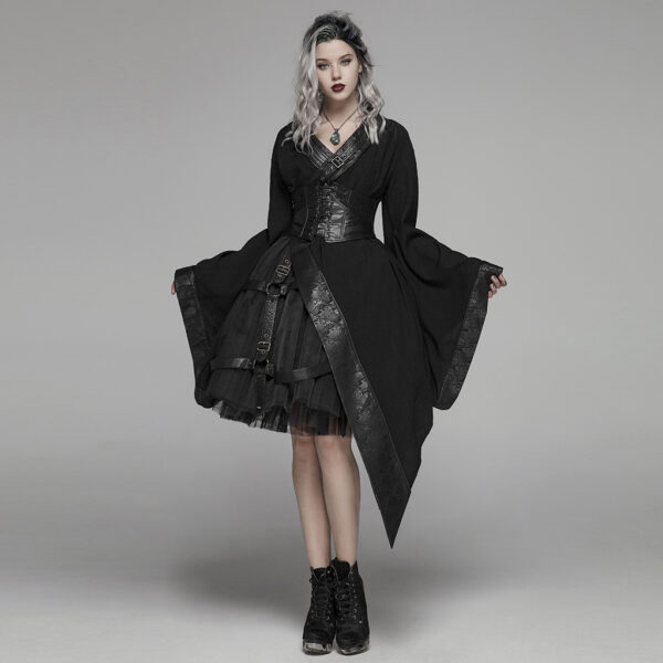 PUNK RAVE Dark Punk Gothic Kimono  - Image 4