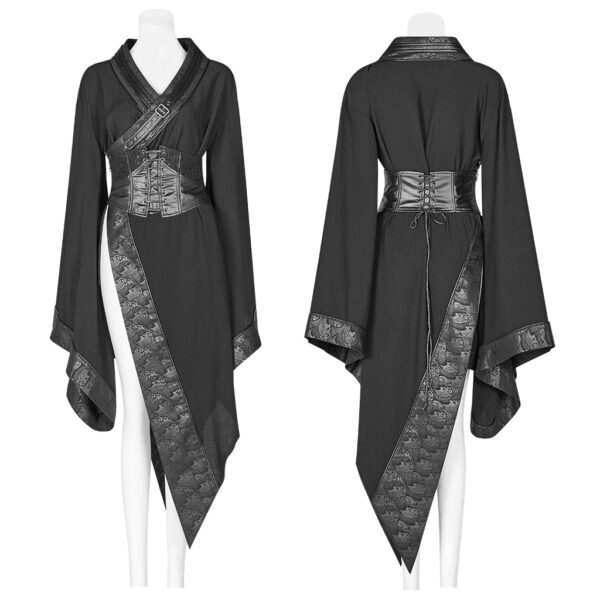 PUNK RAVE Dark Punk Gothic Kimono  - Image 5