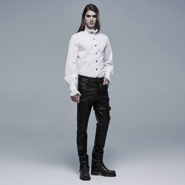 Goth Aristocratic White Shirt - Image 4