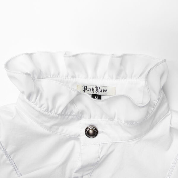 Goth Aristocratic White Shirt - Image 6