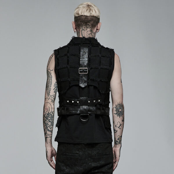 PUNK RAVE Gothic Asymmetric Vest  - Image 3