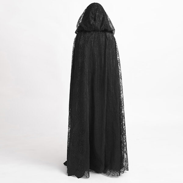 Punk Rave Gothic Big Cape Long Coat - Image 4