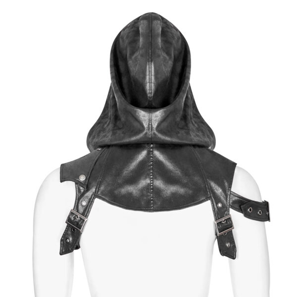 PUNK RAVE Punk Hooded Shoulder Vest - Image 7