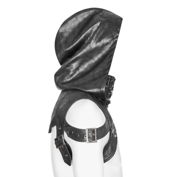 PUNK RAVE Punk Hooded Shoulder Vest - Image 6