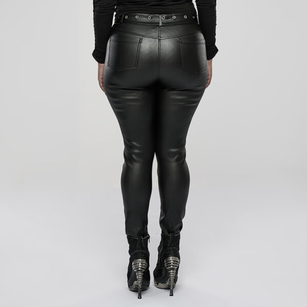 PUNK RAVE PU Elastic Long Trousers - Image 3