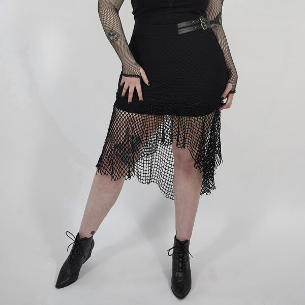 PUNK RAVE Goth Enchanting Fishtail Skirt