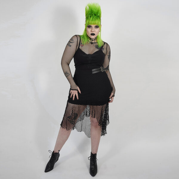 PUNK RAVE Goth Enchanting Fishtail Skirt - Image 3