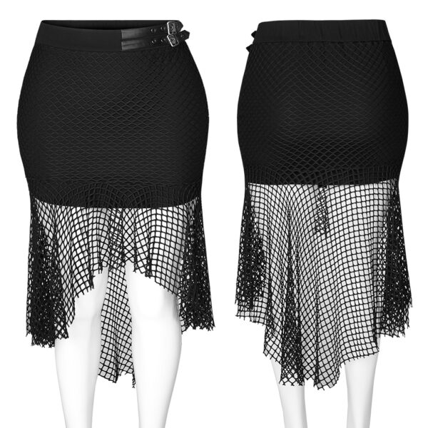 PUNK RAVE Goth Enchanting Fishtail Skirt - Image 4