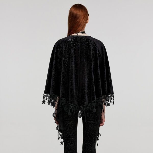 PUNK RAVE Gothic Velvet Shawl - Image 3