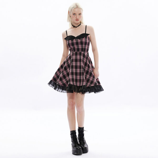 PUNK RAVE Bat Cross A Line Slip Dress - Image 4