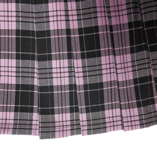 PUNK RAVE Plaid Splicing Short Skirt - Image 7